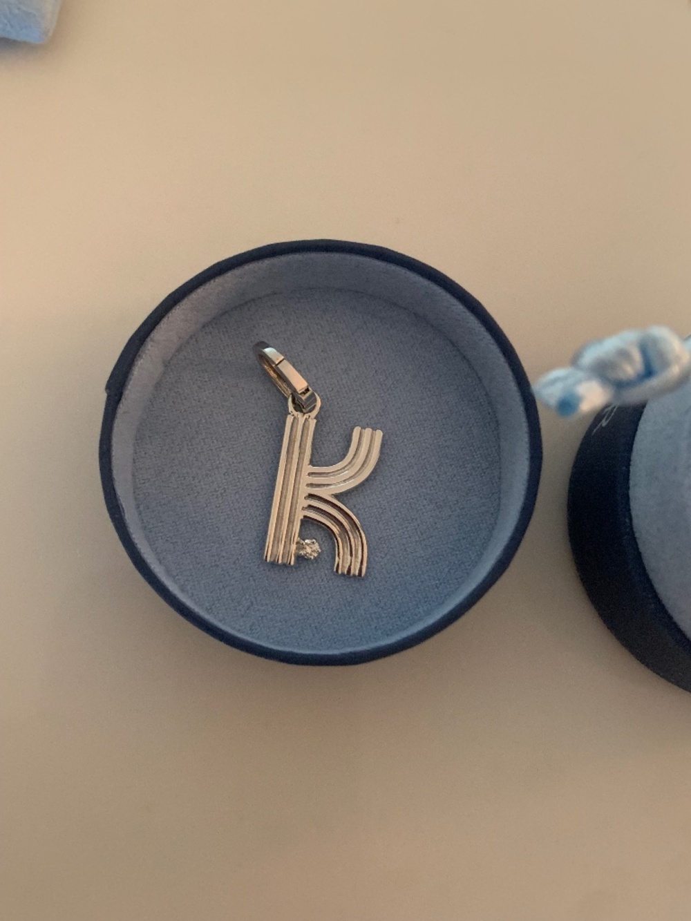 Adina Reyter Sterling Silver K Charm ✨ NWT Original Packaging